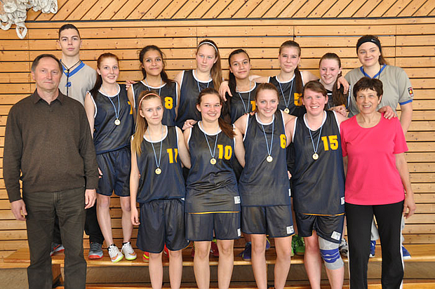 Basketballspielerinnen Oberpfalzmeister